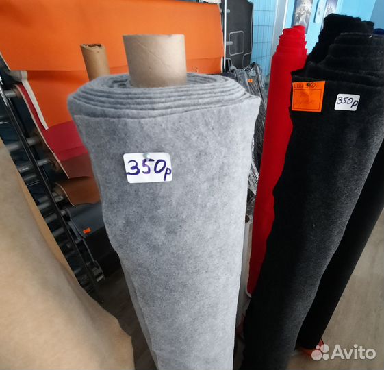 Карпет светло серый без клеевого слоя