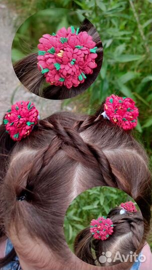Резинки для волос ручной работы