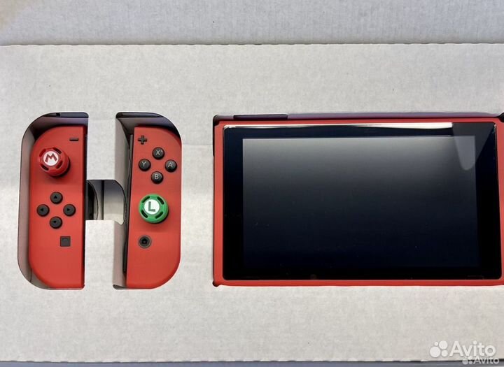 Nintendo switch v2 mario edition Прошитая