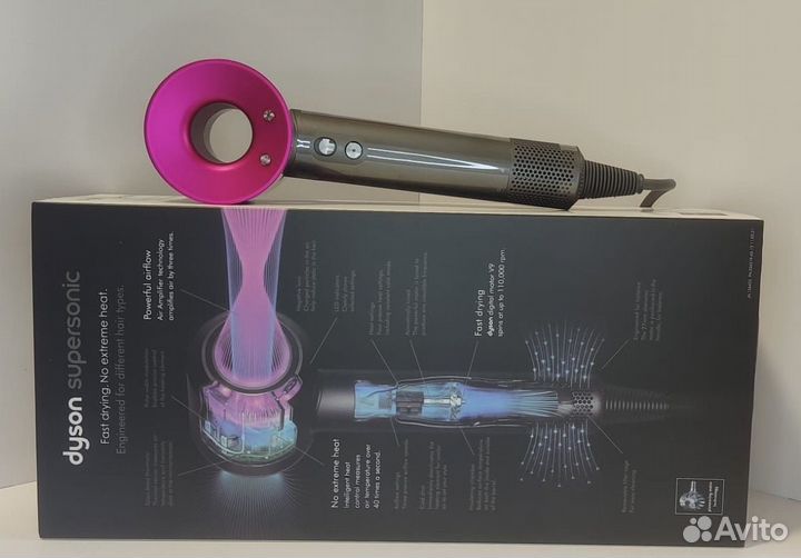 Фен dyson supersonic hd08 малайзия новый розовый