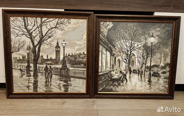 Картина вышитая крестом