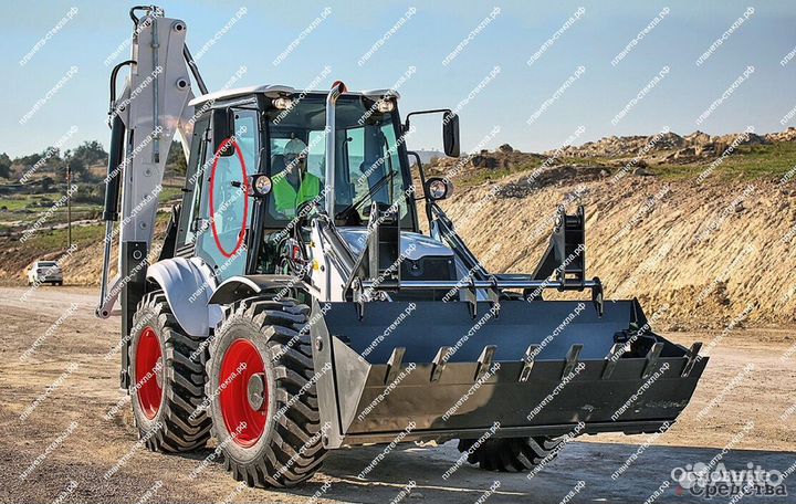 Стекло для экскаватора-погрузчика Bobcat B700/730