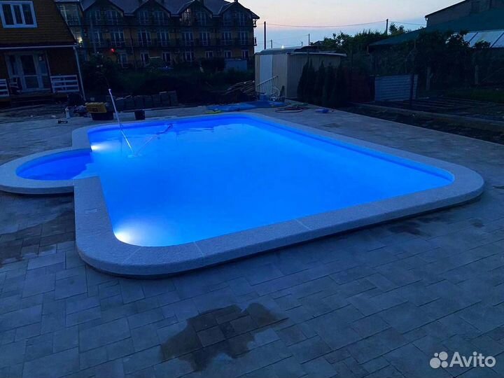 Бассейн пластиковый 7x4