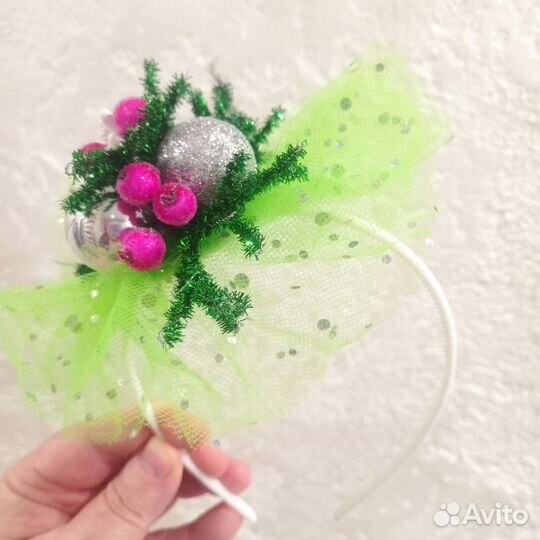 Ободок елочка