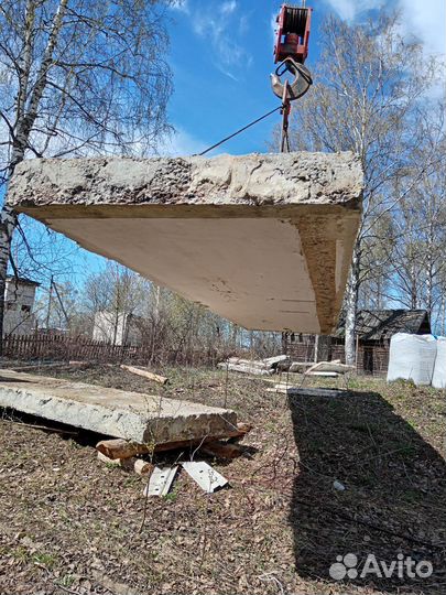 Плиты перекрытия бу