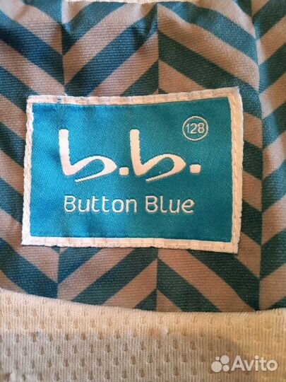 Ветровка button blue в отличном состоянии
