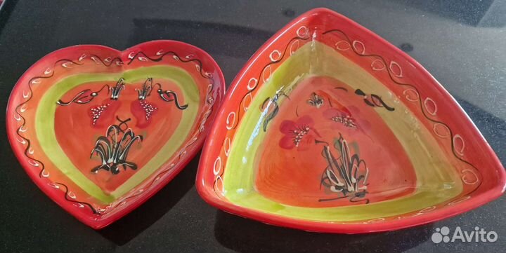 Керамика (майолика) тарелка/ салатник