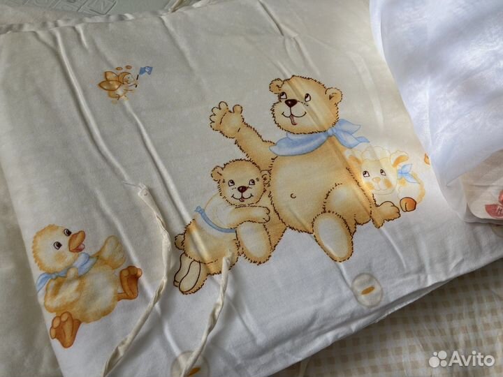 Немецкий балдахин в кроватку + бортик бесплатно