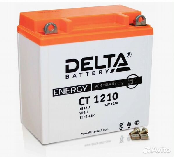 Аккумулятор мото delta /ст1210