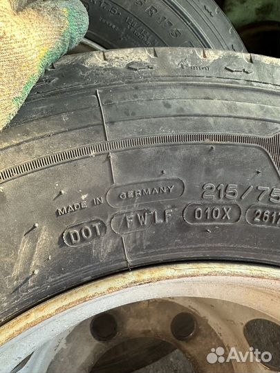 Шины с дисками 215 75 17.5