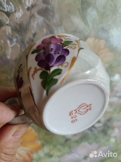 Чашка с блюдцем кофейная