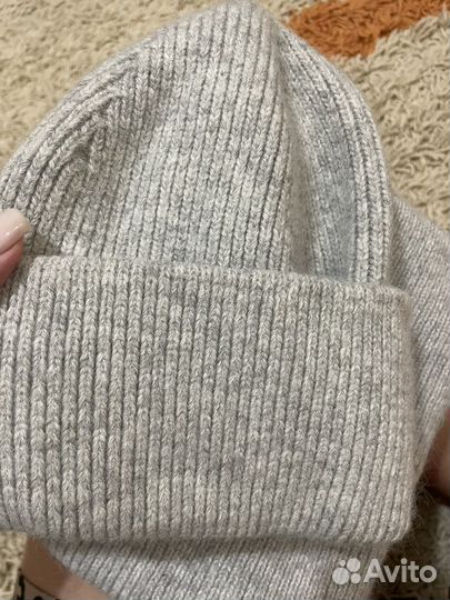 Комплект шапка и снуд женский