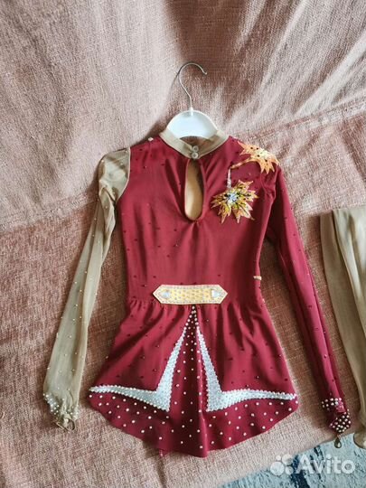 Купальник платье для гимнастики р. 122-128 (10шт)