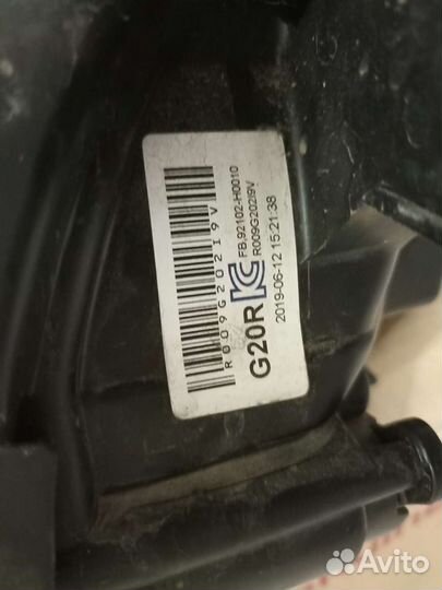 Фара kia rio х лайн 2019