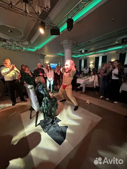 Ростовая кукла Пирожкова,Эвелины шуточный стриптиз