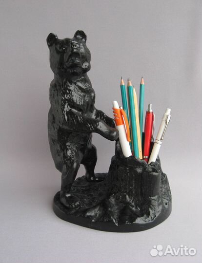 Медведь у пня чугун, алюминий слз Центролит 1980-е