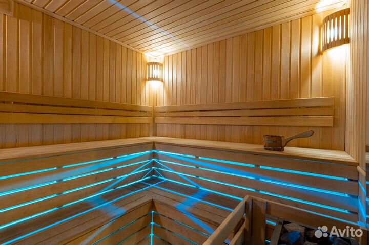 Сауна баня и теплым бассейном