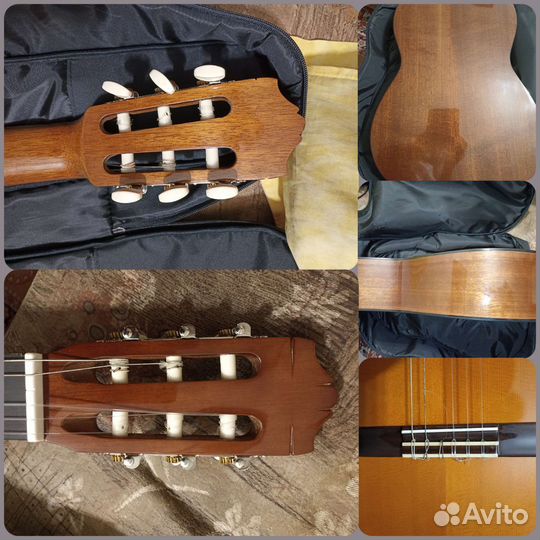 Винтаж;Гитара Yamaha CG101.Чехол. Самоучитель