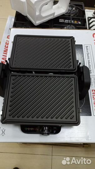 Гриль электрический maunfeld MGE2000BK