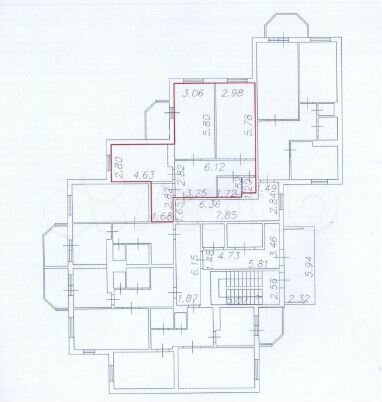 2-к. квартира, 68,4 м², 2/12 эт.
