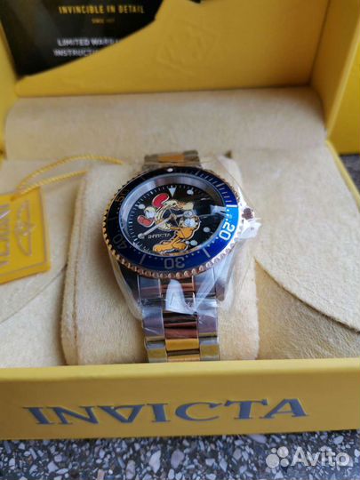 Invicta Character Гарфилд Часы Женские Мужские