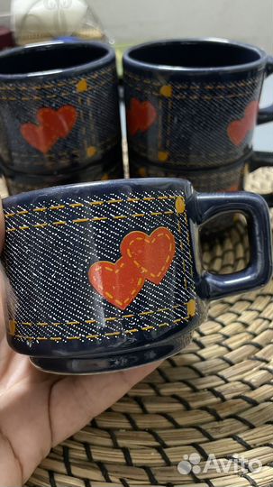 Кружка джинсовая Югославская керамика KIL