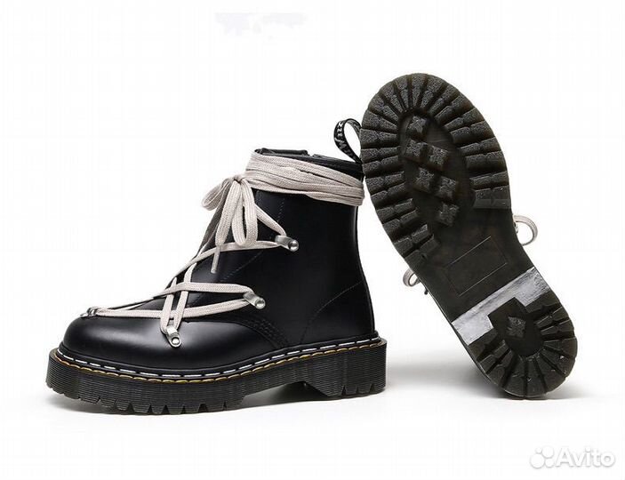 Ботинки Rick Owens Dr Martens 1460 На Руках