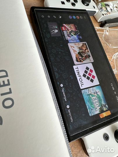 Nintendo switch oled прошитая чип