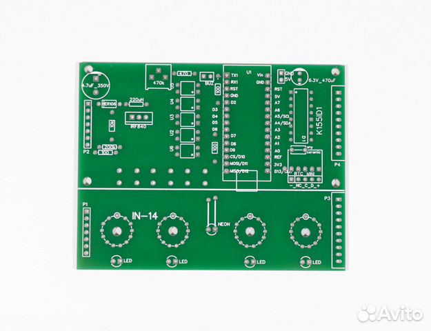 Плата для сборки часов на индикаторах ин-14 купить в Омске | Хобби и ...