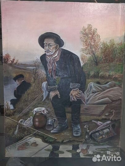 Картина маслом на холсте большая