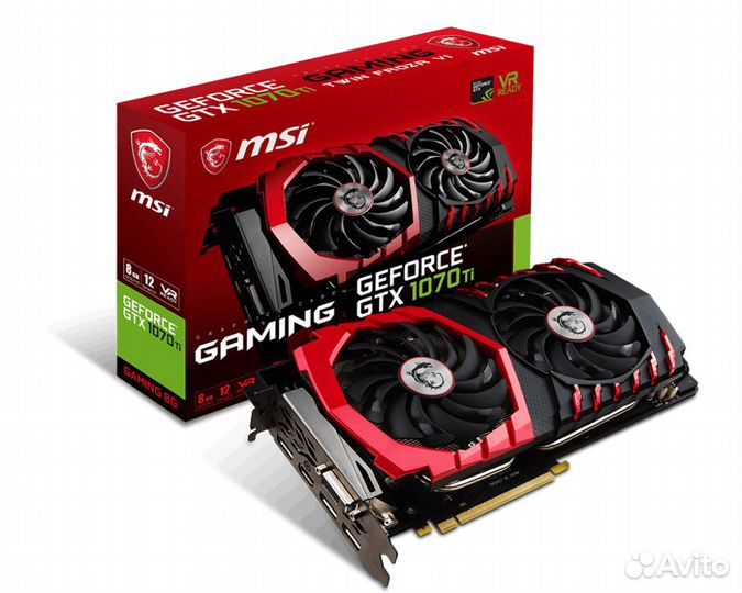 Продам MSI 1070Ti Gaming 8Gb