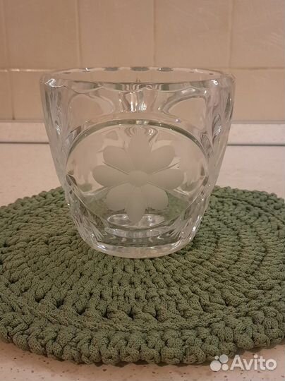 Хрустальная конфетница(комплект)