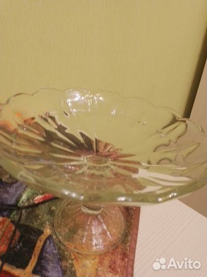 Фруктовница на ножке СССР