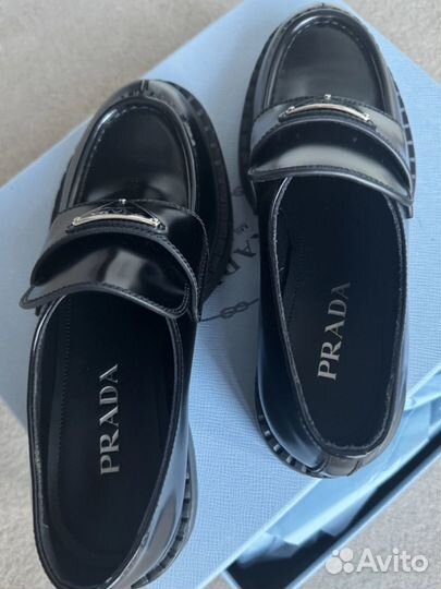 Лоферы prada новые оригинал
