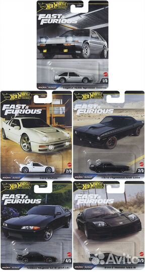 Hot Wheels Premium Fast And Furious 2024 set