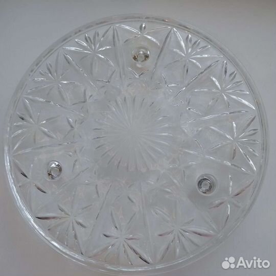 Тортовница хрусталь (новая)