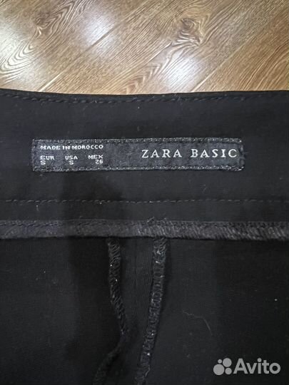 Шорты черные женские zara