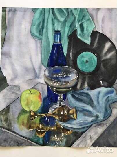 Натюрморт акварель