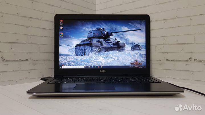 Игровой ноутбук Dell 4ядра/2видеокарты/8Gb/SSD