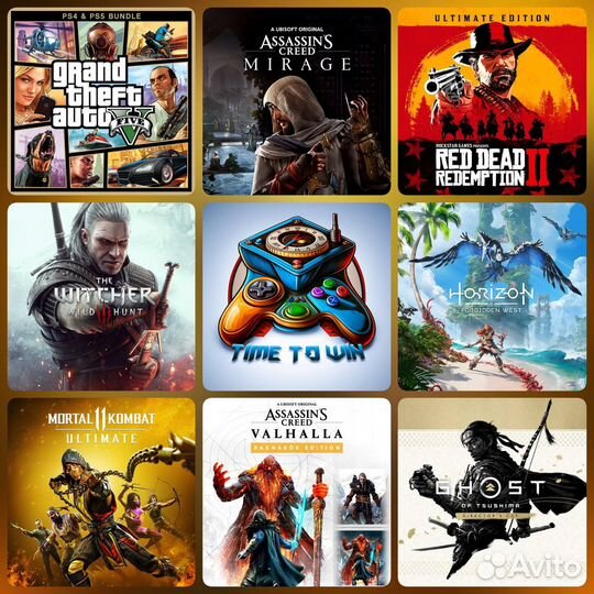 Покупка любых игр на PS4 PS5 (Турция)