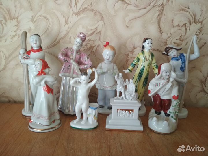Фарфоровые статуэтки времен СССР