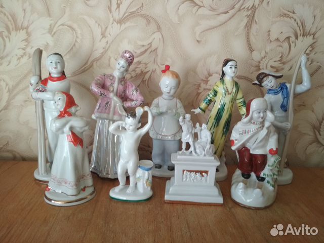 Фарфоровые статуэтки времен СССР