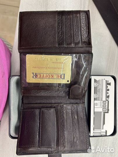 Кошелек мужской натуральная кожа