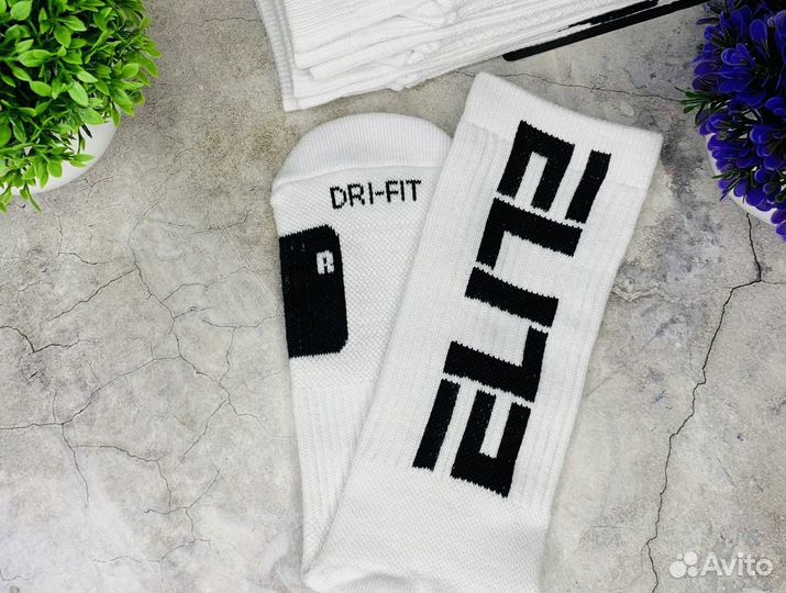 Носки белые Nike Elite