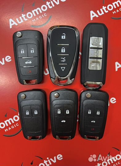 Ключ Chevrolet Silverado, Tahoe, Suburban+привязка