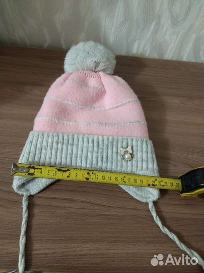 Зимняя шапка 3-4 года, р.52-54