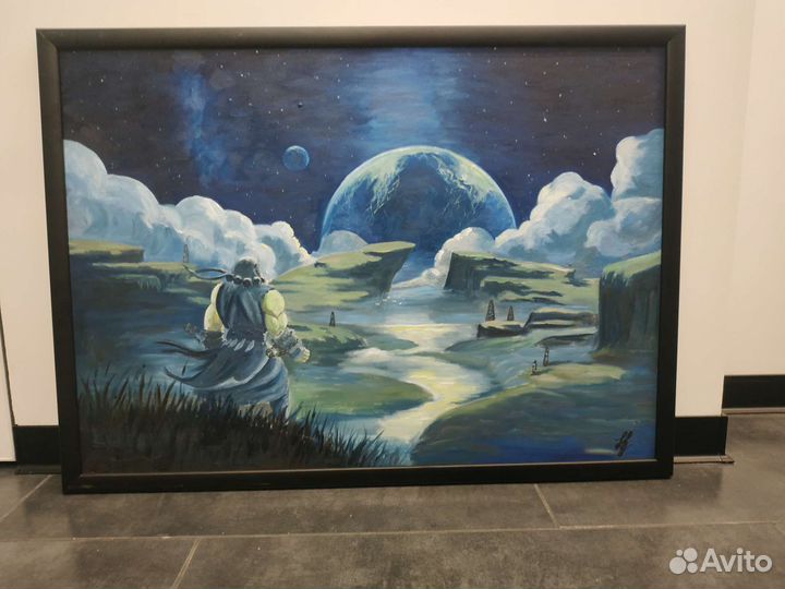 Картина по World of Warcraft маслом на холсте