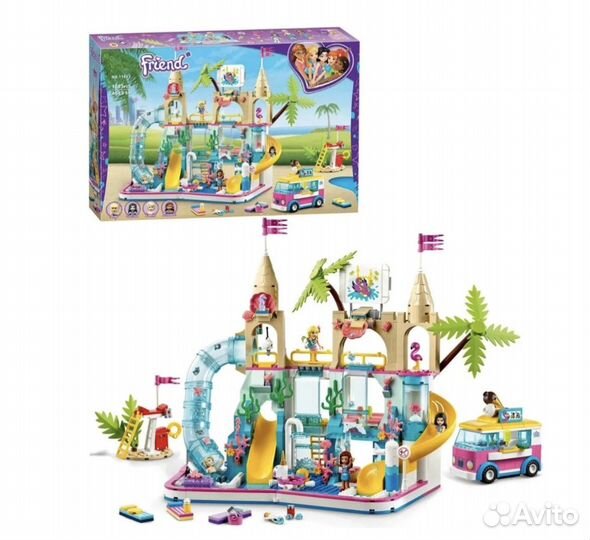 Конструктор 11612 Френдс Летний аквапарк 1013 дет