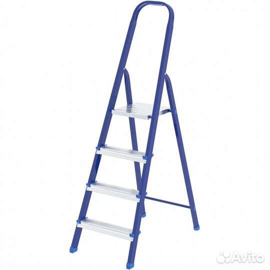 Стремянка, 4 ступени, стальная, Россия, Сибртех