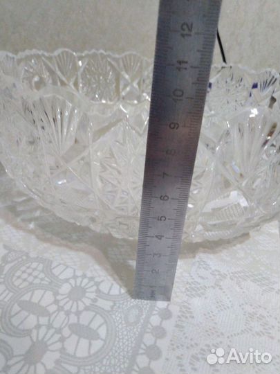 Ваза хрусталь